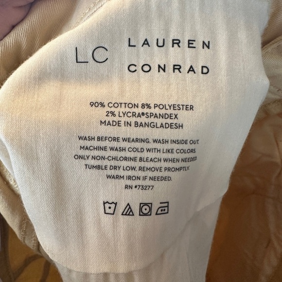 WOMEN'S LC Lauren Conrad High Rise Button Fly Cut-Off Shorts - Picture 6 of 6